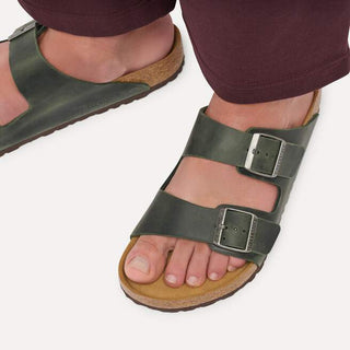 Birkenstock Arizona Oiled Leather in Thyme