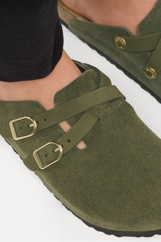 Birkenstock Blair Suede Leather in Thyme