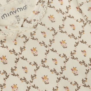 Minymo Baby Girls Floral Bodysuit