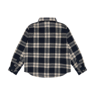 Minymo Boys Blue Check Overshirt