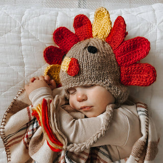 Huggalugs Turkey Earflap Beanie