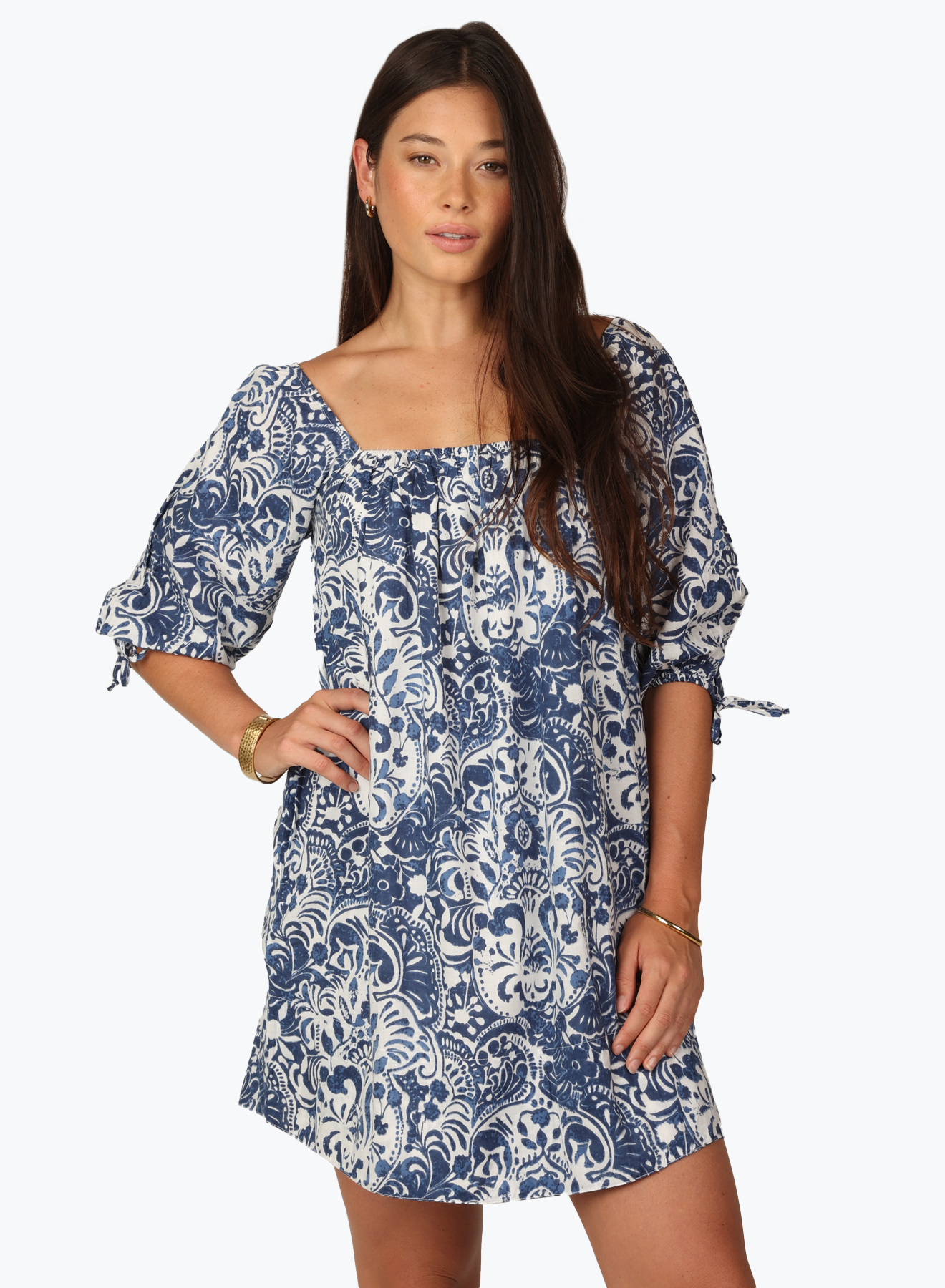 Dylan Emma Puffy Sleeve Dress