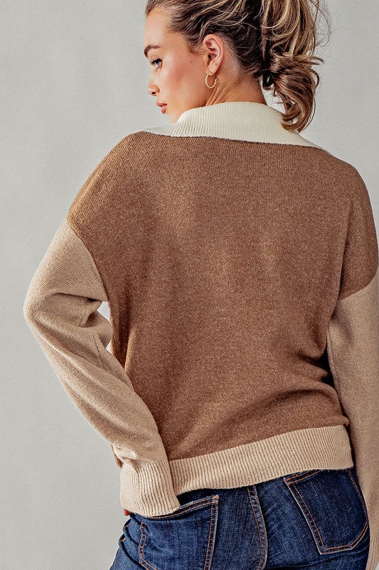 Urban Daizy Chelsea Colorblock Pullover