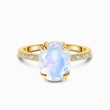 Moon Magic Yellow Gold Rings