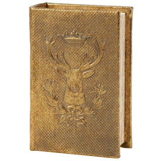 Gold Deer Book Storage Box