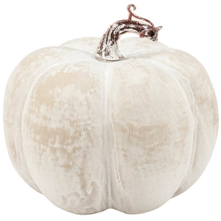 Chalky Tan Pumpkin Decor