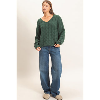 Alicia Cable Knit Sweater