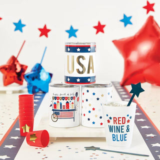 Patriotic Stars Table Runner