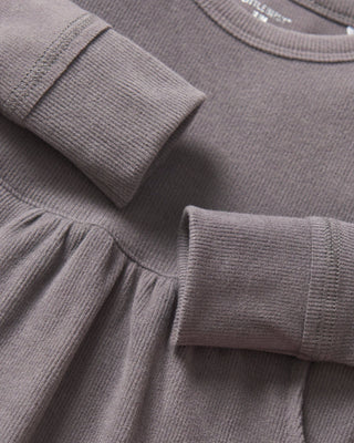 Little Bipsy Girls Long Sleeve Ribbed Dress