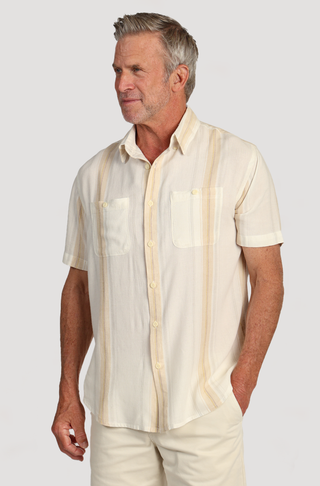 True Grit Havana Dual Pocket Shirt