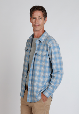 True Grit Dual Pocket Campfire Plaid Shirts