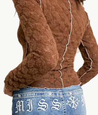 Miss Me Jana Long Sleeve Top