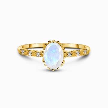 Moon Magic Yellow Gold Rings