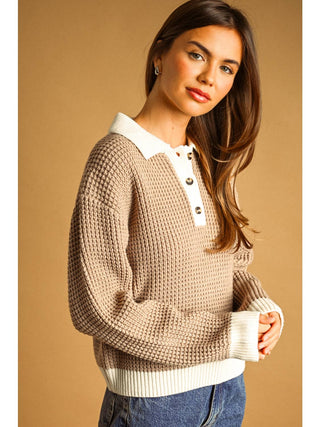 Kelsey Collared Sweater