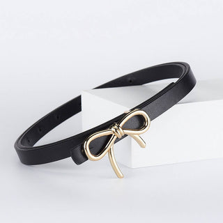 Waist Clincher Skinny Bow Belts