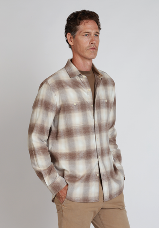 True Grit Sean Fireside Brushed Flannel Shirt