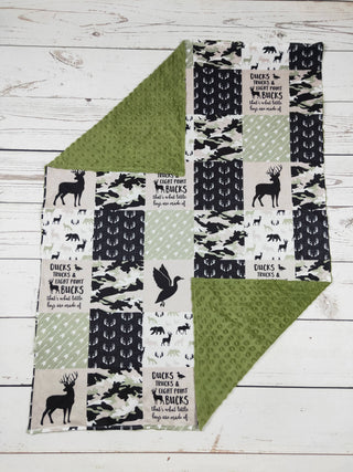 Baby Camo Print Hunting Blanket
