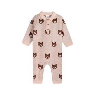 Viverano Baby Brown Bear Jumpsuit
