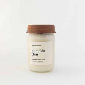Woodsy Wicks 12oz Crackling Wood Wick Soy Candle