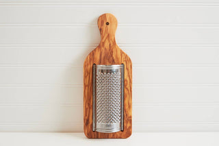 Verve Italian Olivewood Flat Cheese Grater
