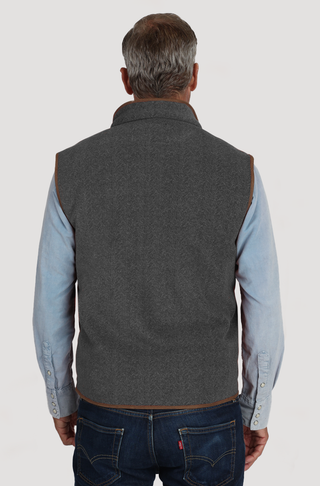 True Grit Hergbone Fleece Vest