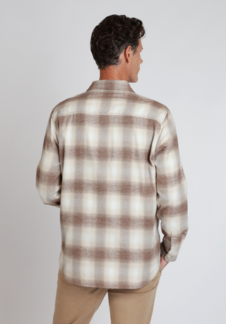 True Grit Sean Fireside Brushed Flannel Shirt