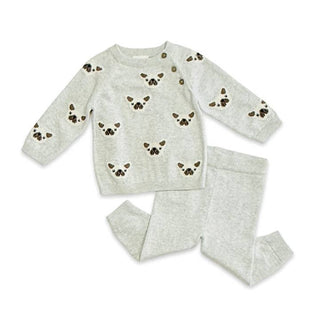 Viverano Baby Boy Frenchie Pullover Set