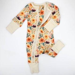 Earthy Lily Baby Pajamas