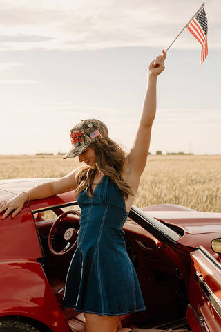 Trucker Hat God Bless America