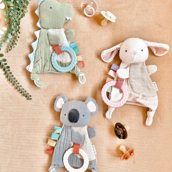 Crinkle teething toy sales