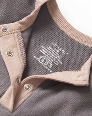 Little Bipsy Baby Colorblock Ribbed Romper