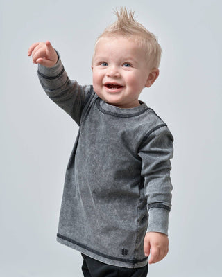 Little Bipsy Baby Boy Washed Long Sleeve Tee