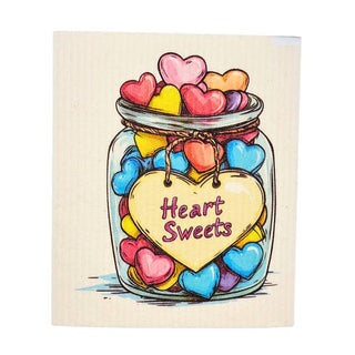 Swedish Dishcloth Valentines