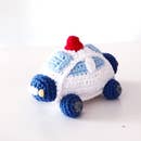 Pebble Organic Plush Toy Car Rattle