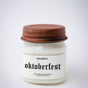 Woodsy Wicks 8oz Crackling Wood Wick Soy Candle