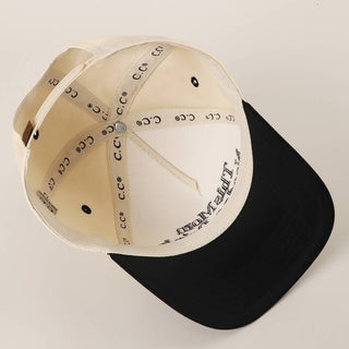 Mens Embroidered Two-Tone Trucker Hat
