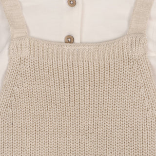 Viverano Joy Embroidered Sweater Overall Set