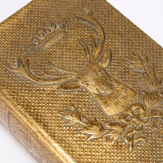 Gold Deer Book Storage Box