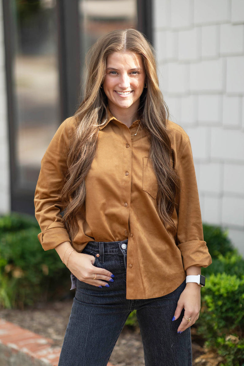 Dylan Roxy Suede Shirt