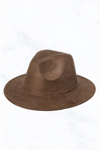 Suede Original Peach Top Fedora Hats