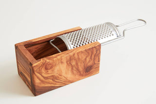 Verve Italian Olivewood Box Cheese Grater