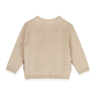 Viverano Baby Horse Jacquard Cardigan
