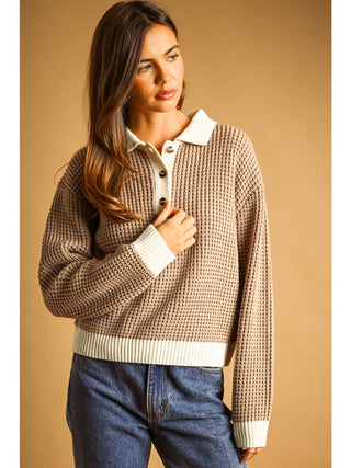 Kelsey Collared Sweater