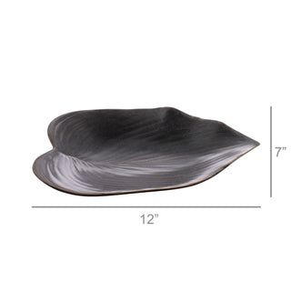 Ceramic Begonia Leaf Tray