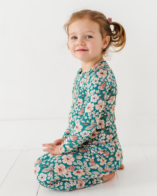 Bird and Bean Girls Juniper Pajamas