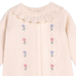 Viverano Baby Girl Emma Floral Ruffle Dress