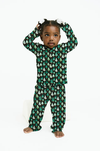 Little One Shop Little Kid Evergreen Button Up Set