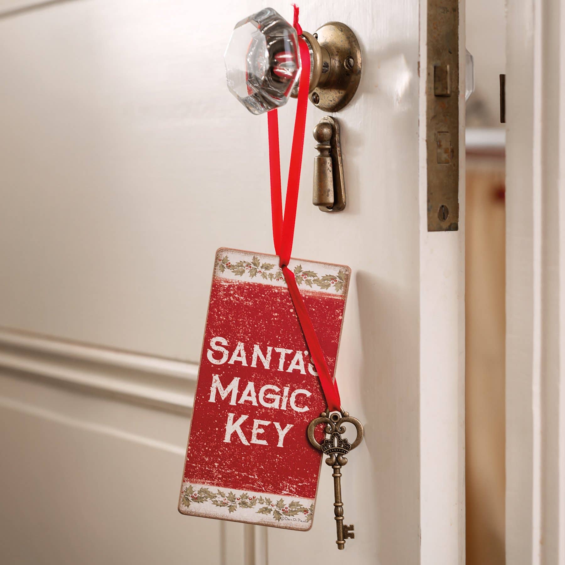 Vintage Santas Magic Key Ornament - Thumbnail 4