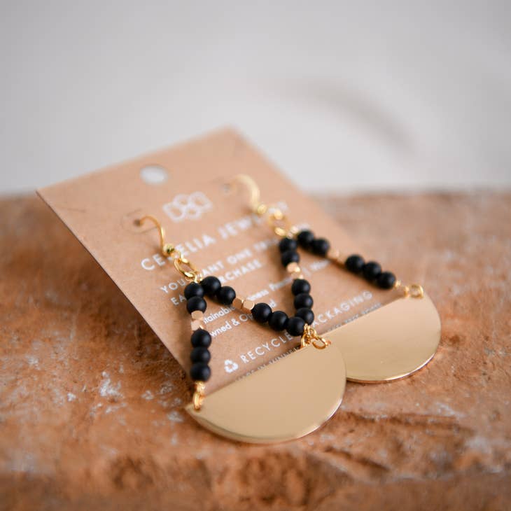 Cecilia Teardrop Hoop Earrings