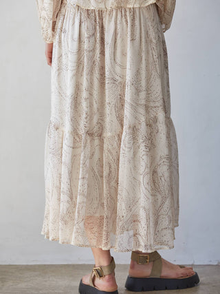 Edwina Sycamore Floral Midi Skirt